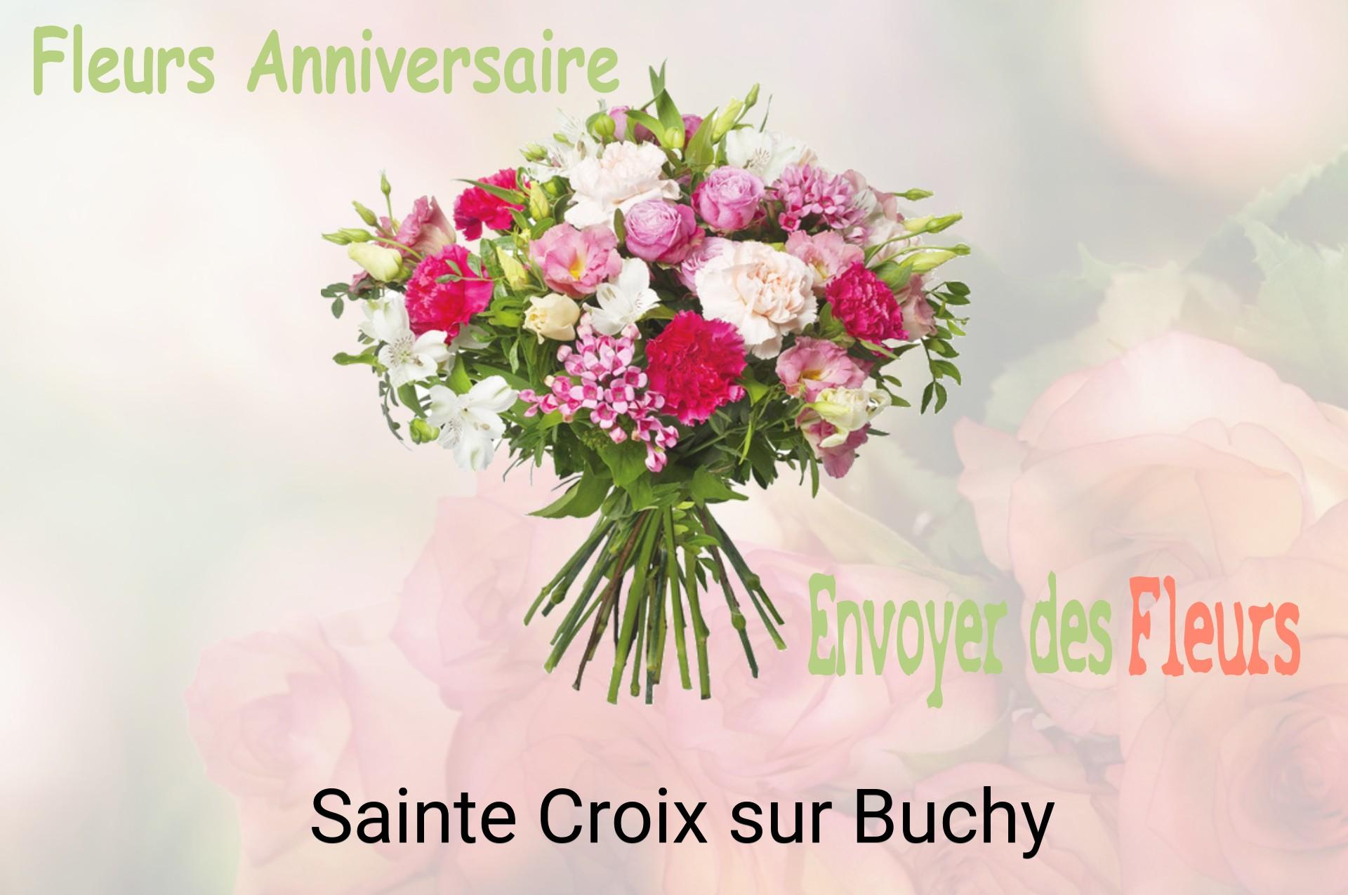 Bouquet de fleurs d’anniversaire livré à Sainte-Croix-sur-Buchy